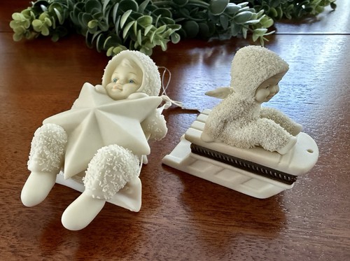 Vintage snowbabies ornaments - snowbabies, 2
