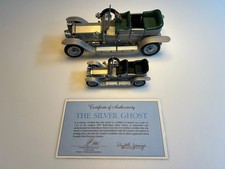 Franklin Mint 1907 1:24 & 1:43 Rolls Royce Silver Ghost original packaging +mini