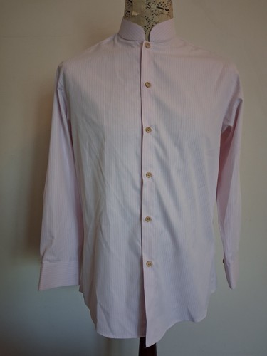 Men white pinstripe fine - men's,