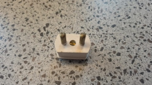 Vintage pin plug - vintage, 2a
