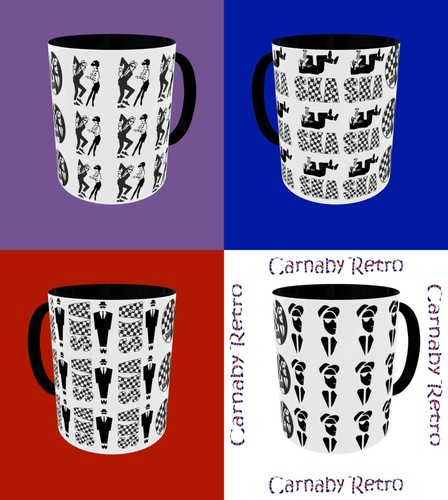 Ska mug collection - ska, vespa