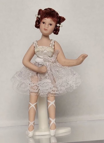 Bisque porcelain ballerina - bisque,