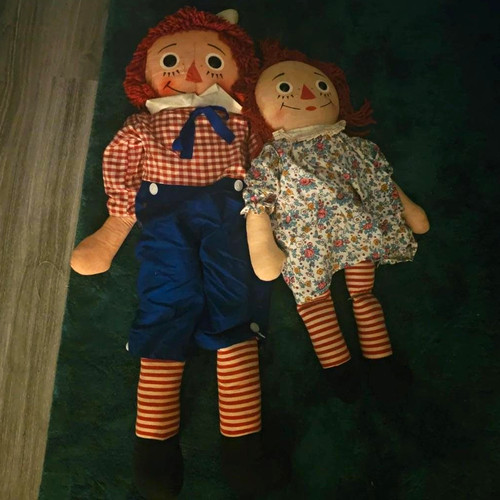 Raggedy ann andy large soft - raggedy, &