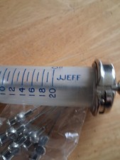 Vintage hypodermic jjff cc - hypodermic,