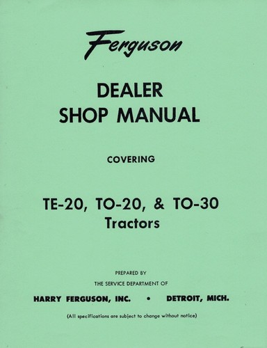 Ferguson 20 to 30 - ferguson, te-20
