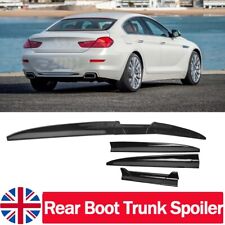 Glossy Rear Boot Trunk Spoiler Lip Tail Wing Adjustable For BMW 6 Series Coupe