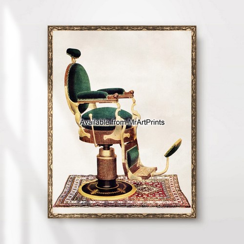 Antique victorian men barber - men's,