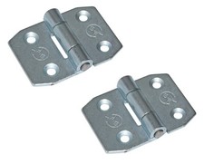 2 X Locker / Door Hinge, Zinc