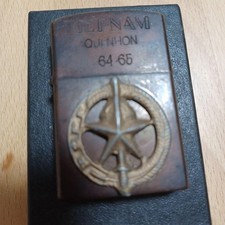 Zippo Vietnam War QUINHON 64 65 Double Sided Processing Lighter Regular Japan