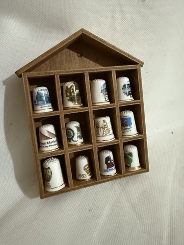 Thimble display case house - display,