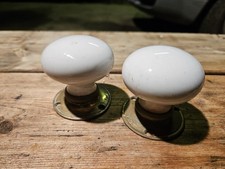 Vintage White Ceramic Door