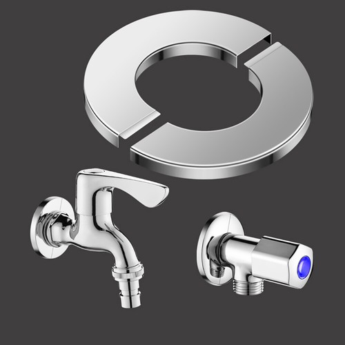 Stainless steel tap - stainless, pipe