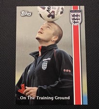2002 Topps England - On the Training Ground David Beckham #46