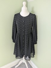 M&S Dress Black Star Design