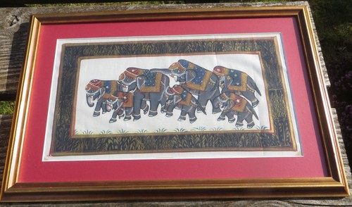 Vintage indian painting - indian,