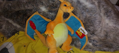 Pokemon charizard plushie soft - pokemon,