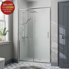 1200 x 800mm Sliding Shower