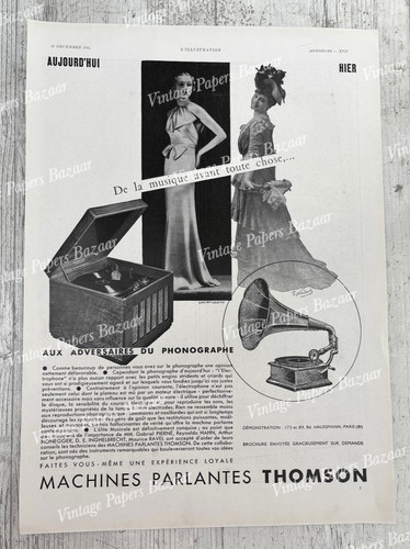 Thomson phonographe phonograph - thomson,