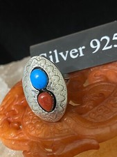 Solid silver coral and