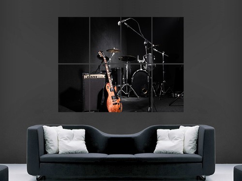 Band music drums kit - drums, guitar