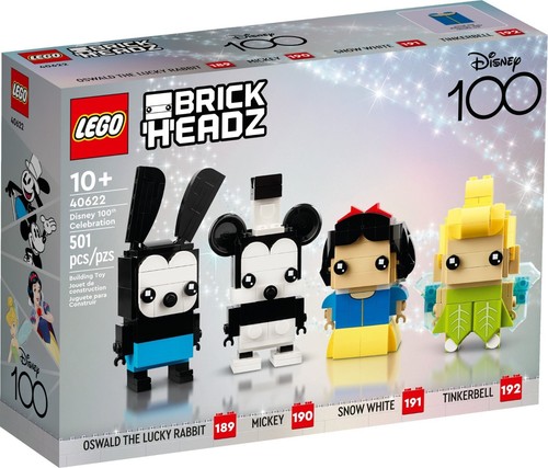 Lego brickheadz disney - lego, 100th