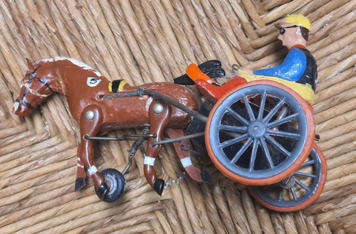 Antique horse racing trotter - antique,