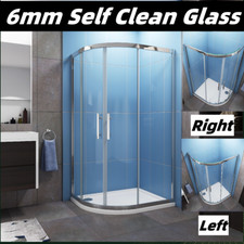 Offset WalkIn Quadrant Shower