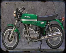 Ducati 860 Gte A4 Photo Print Motorbike Vintage Aged
