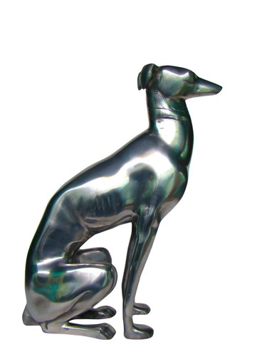 Aluminium large greyhound - aluminium,