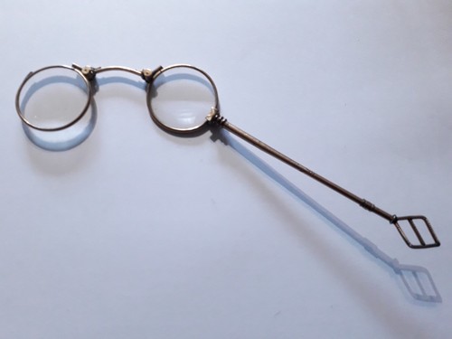 Antique folding lorgnette - antique,