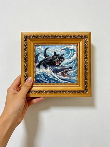 Black cat riding - riding, ,epic