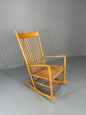 Mid Century Hans Wegner Rocking Chair J16 Frederica Stolefabrik EB10992 MNOR