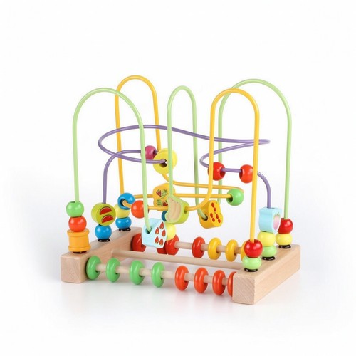 Bead maze with wooden - bead, base