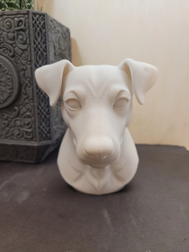 Jack russell bust ornament - russell,