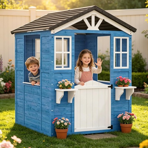 Kids cabin playhouse playset - cabin,