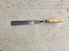 Vintage Robert Sorby Cranked Swan Neck Pairing Gouge Chisel shallow handle