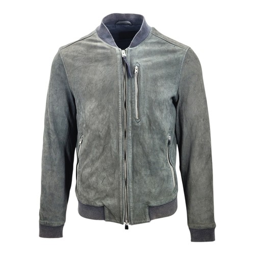 Allsaints grey kemble bomber - kemble,