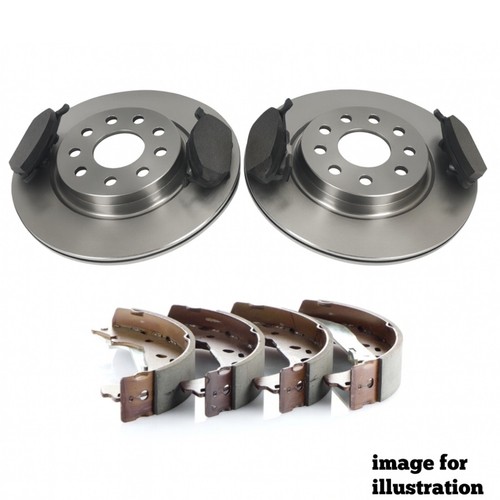 Front brake discs pads rear - discs,