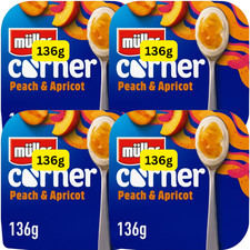 Corner peach apricot - &, yogurt