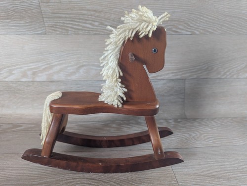 Wood doll bear display - wood,