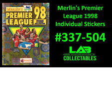 Merlin's Premier League 1998 Individual Stickers #337-504