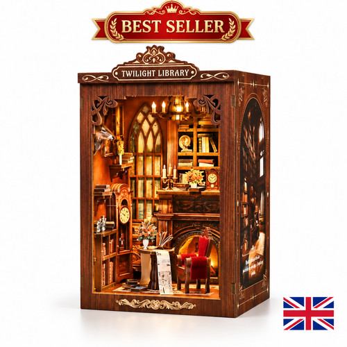 Diy book nook kit - book,