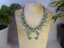 Turquoise And Silver Squash