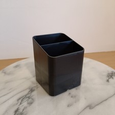 Small Desk Tidy black Desk Organizer Pen Storage Pencil Pot Holder Box 