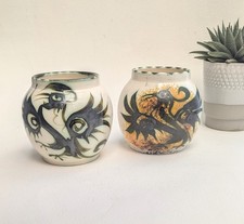 Vintage Pair of Celtic Pottery