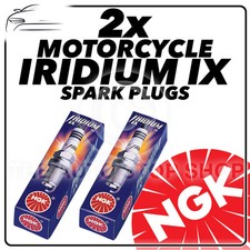2x NGK Iridium IX Spark Plugs for TRIUMPH 650cc T120, R, V Bonneville ->68 #6664