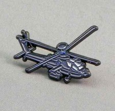 Apache Helicopter Pin Badge