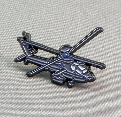 Apache helicopter pin badge - apache,