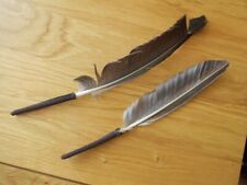 Quill Feather Pen covers x 2 made from fabric