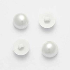10 x Pearl Buttons Half Ball